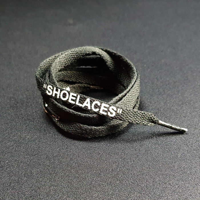 Mustat OFF-WHITE Shoelaces  -kengännauhat